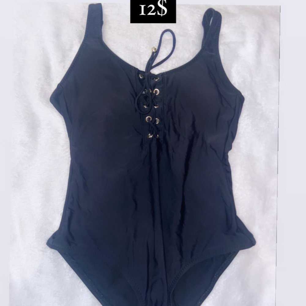 NWOT Xhilaration Black Tie One Piece